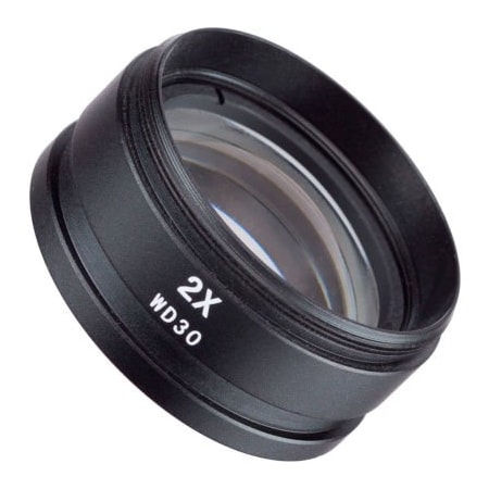 United Scope Llc. AmScope SM20 2X Super Widefield Barlow Lens For SM and SW Stereo Microscopes (48mm) SM20